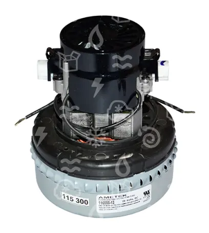 motor vysavače  480 W/24 V DC, AMETEK LAMB 116555-13, periferní bypass, 5,7
